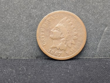 1867 Indian Head Cent