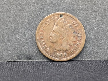 1869 Indian Head Cent