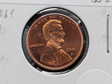 2001-S Proof Lincoln Memorial Cent