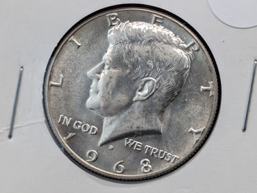 1968-D BU 40% Silver Kennedy Half Dollar