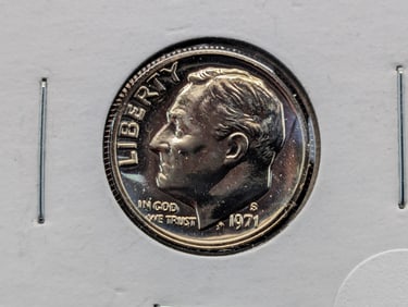 1971-S Proof Clad Roosevelt Dime