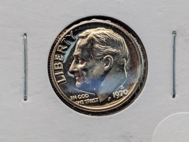 1970-S Proof Clad Roosevelt Dime