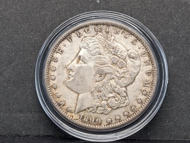 1890-S Morgan Dollar Better Date/AU+