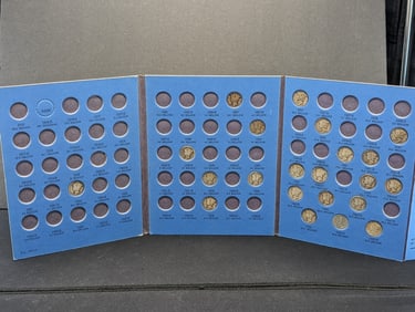 22 Different Mercury Dimes in Whitman Blue Book