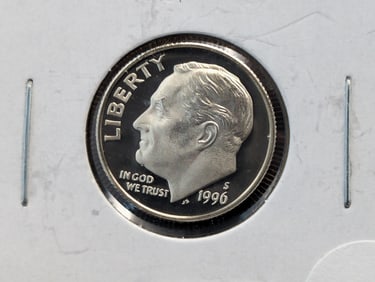 1996-S Proof Clad Roosevelt Dime