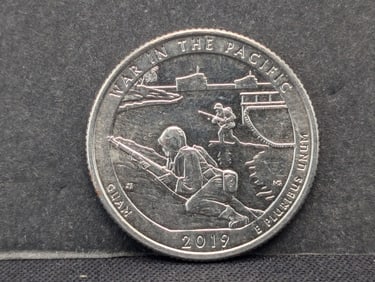 2019 W Quarter. War in Pacific. Hard to find.