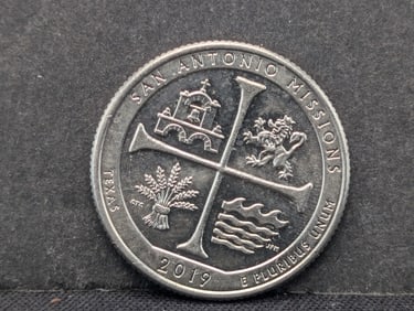2019 W Quarter. San Antonio Missions. In demand.