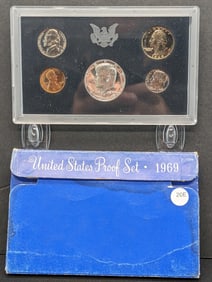 1969-S U.S. Mint Proof Set- Contains 1969-S 40% Silver Kennedy Half Dollar