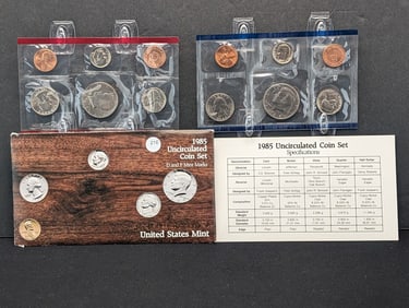 1985-P+D U.S. Mint Uncirculated Set