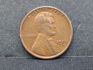 1926-S Lincoln Wheat. XF. Semi-Key.
