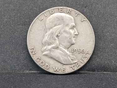 1956 P Franklin Half Dollar