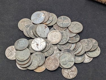 Roll 1943 P D S Steel Wheat Cents