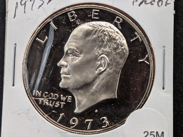 1973-S Proof Clad Eisenhower Dollar