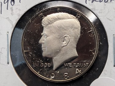 1984-S Proof Clad Kennedy Half Dollar