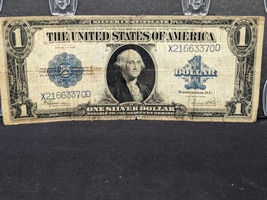 1923 LARGE SIZED $1 Blue Seal Silver Certificate