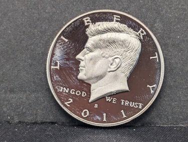 2011-S Proof Clad Kennedy Half Dollar