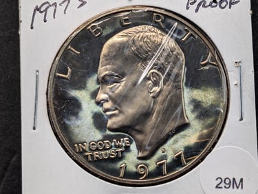 1977-S Proof Clad Eisenhower Dollar