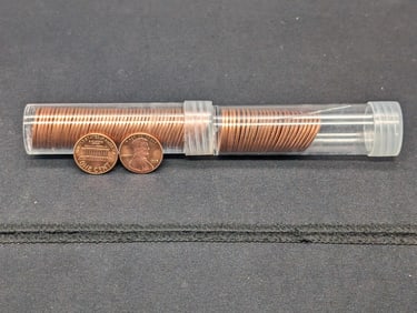 (74) 1995-P Red Bu Lincoln Memorial Cents