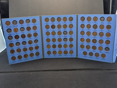 Lincoln Cent collection 1909-1940. Has 77 coins including 09 VDB, 11-D, 12-D, 13 D/S, and 22-D. 34