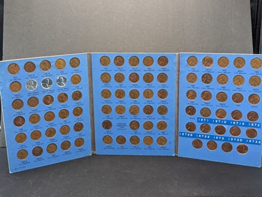 Whitman Lincoln Cent Album Starting 1941- 88 Coins
