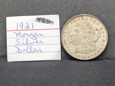 1921 Morgan Silver Dollar