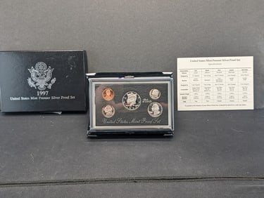 1997-S U.S. Mint Premier SILVER Proof Set