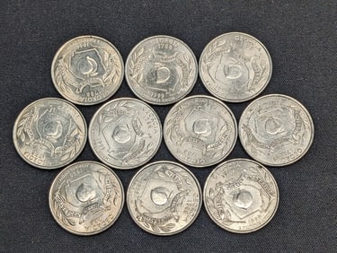 (10) 1999-P UNC Georgia State Quarters