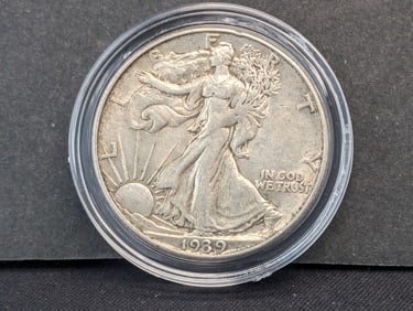 1939-D Walking Liberty XF+