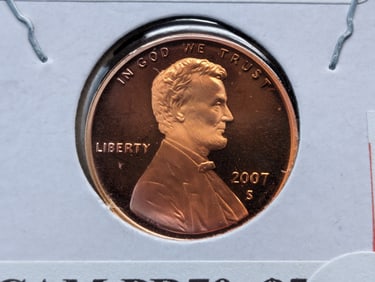 2007-S Proof Lincoln Memorial Cent