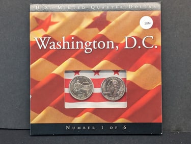 2009-P+D UNC Washington D.C. Quarters