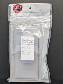 3.75 x 7.5 Inch Acrylic Screw-Together Currency Holder- Holds Up to 100 Notes