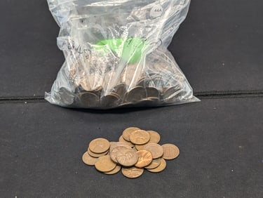 400 Unsearched Wheat Cents.