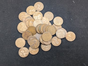 Roll 1928 P Wheat Cents