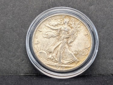 1936 Walking Liberty AU