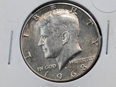 1968-D BU 40% Silver Kennedy Half Dollar