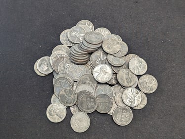 (83) Steel Lincoln Wheat Cents