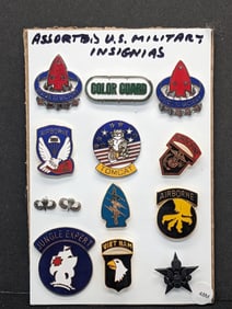 (13) Assorted Military Pins