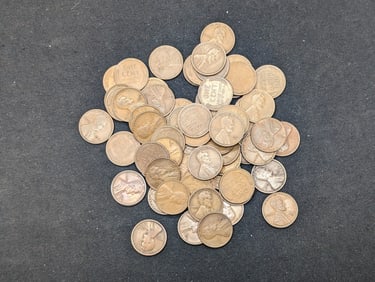 (64) Early Lincoln Wheat Cents w/ D&S Mint Marks