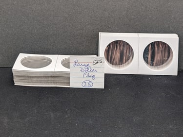 35- Dollar Size 2x2 Coin Flips