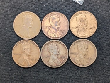 1916 P D S, 1917 P D S Wheat Cents