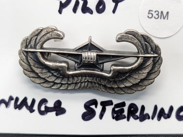 Sterling Silver WWII Glider Pilot Wings