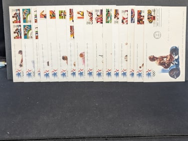 Complete Set of 1983 Olympics First Day Covers