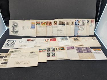 Bag of Assorted 1945-2001 First Day Covers