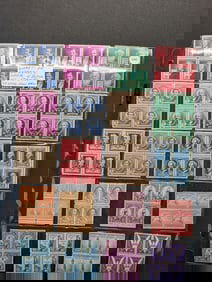 Sheet of Extremely Rare U.S. 4 Block Stamps- Mint