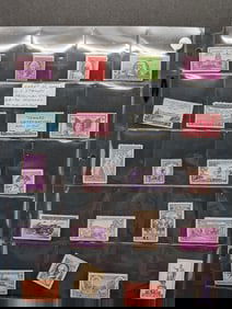 Sheet of Early U.S. Stamps- Mint