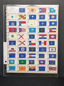 Mint Sheet of U.S. Stamps- Original Gum, Never Hinged
