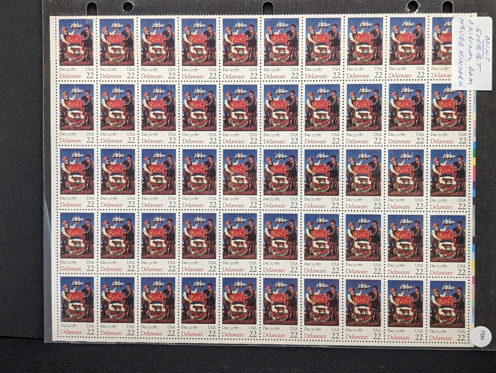 Mint Sheet of U.S. Stamps- Original Gum, Never Hinged (1 of 2)