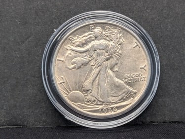 1936 Walking Liberty Half UNC