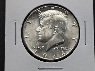 1964 Kennedy Half Dollar Brilliant Uncirculated