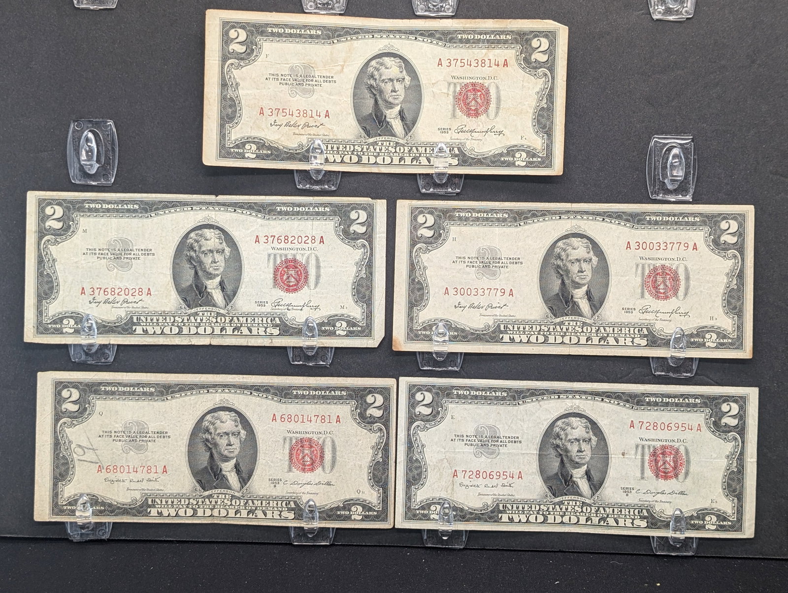 5 - $2 Red Seal Notes.  Circ. (1 of 5)